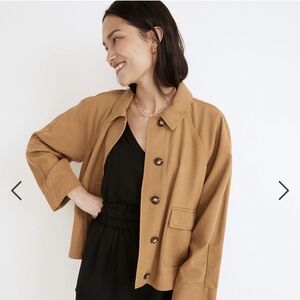 Madewell Bankford Swing Chore Jacket - Sahara Sand - Size  XXS